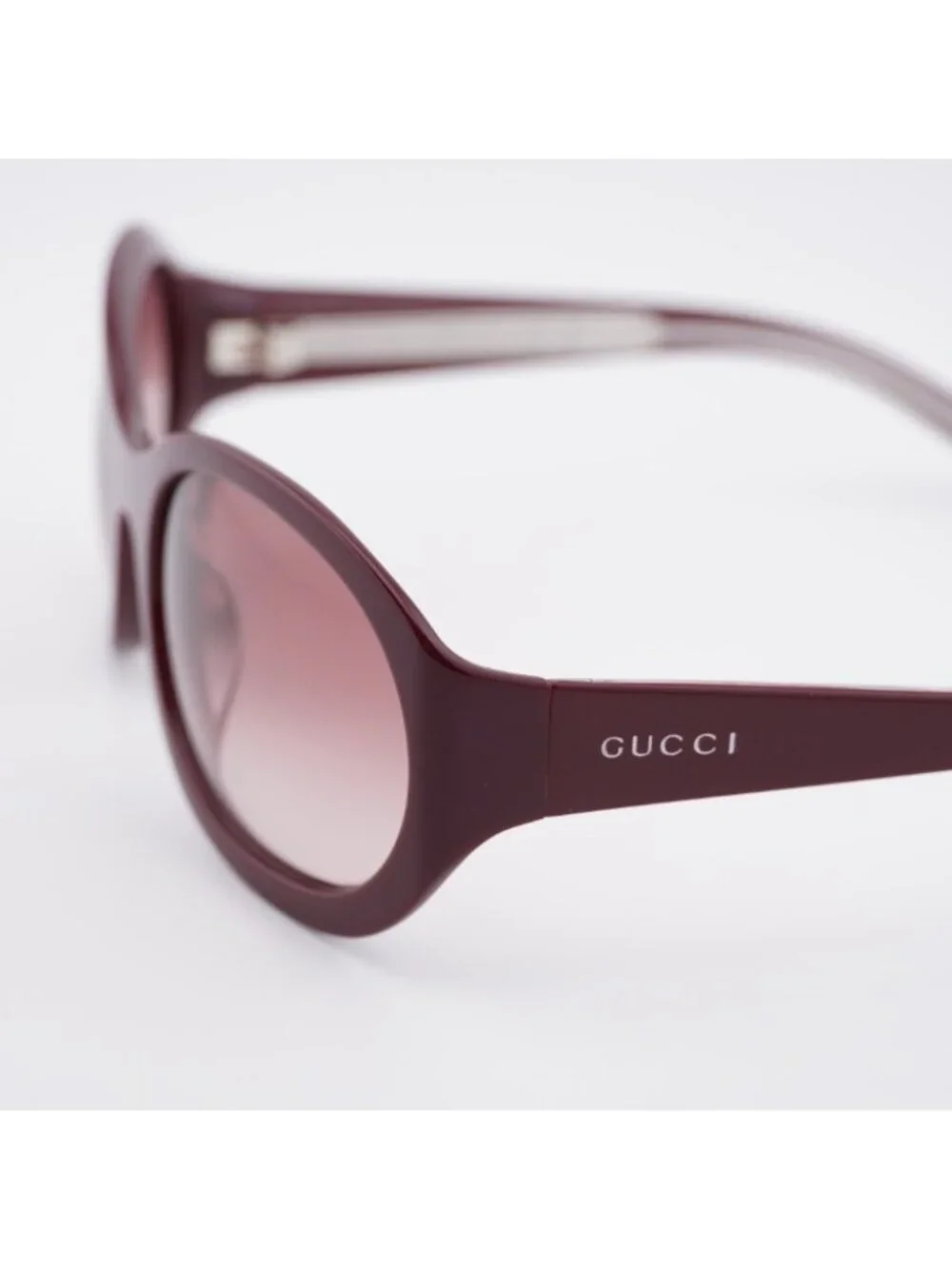 Gucci GG2012S 002 Sunglasses Solid Burgundy Square Frame, Burgundy Lenses